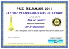 Le Rotary Club Evry Val de Seine remet des trophs SESAME aux crateurs d'entreprises essonniens les plus performants en 2012.