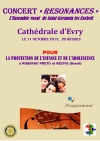 PROGRAMME du Concert  la Cathdrale d'Evry organis par les Rotary Clubs d'Evry Val de Seine, Corbeil, Mennecy et Savigny/Orge..... au profit du CIAF pour la protection des enfants Brsiliens contre le Tourisme Sexuel.